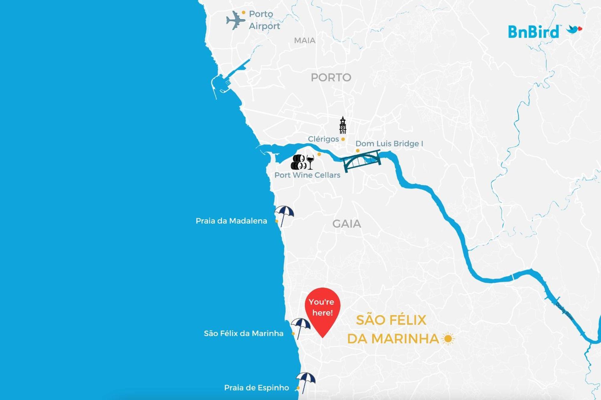 Sao Felix Ocean Views Apartment São Félix da Marinha Dış mekan fotoğraf